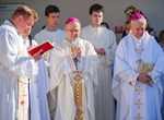 Blagoslov novoizgrađenog pastoralnog centra i župnog doma uz crkvu Dobroga Pastira u Varaždinu